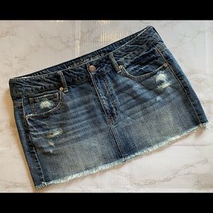 American Eagle Denim Mini Skirt